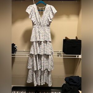 Tiered Maxi Floral Dress